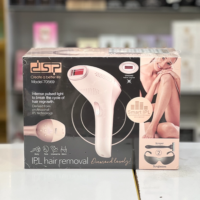 دستگاه لیزر خانگی موهای زائد IPL دیاسپی مدل 70569 6 DSP 70569 IPL Hair Removal Device