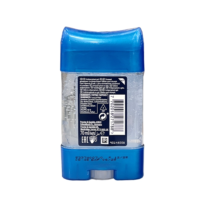 Gillette Antiperspirant Gel Sport Triumph 70ml