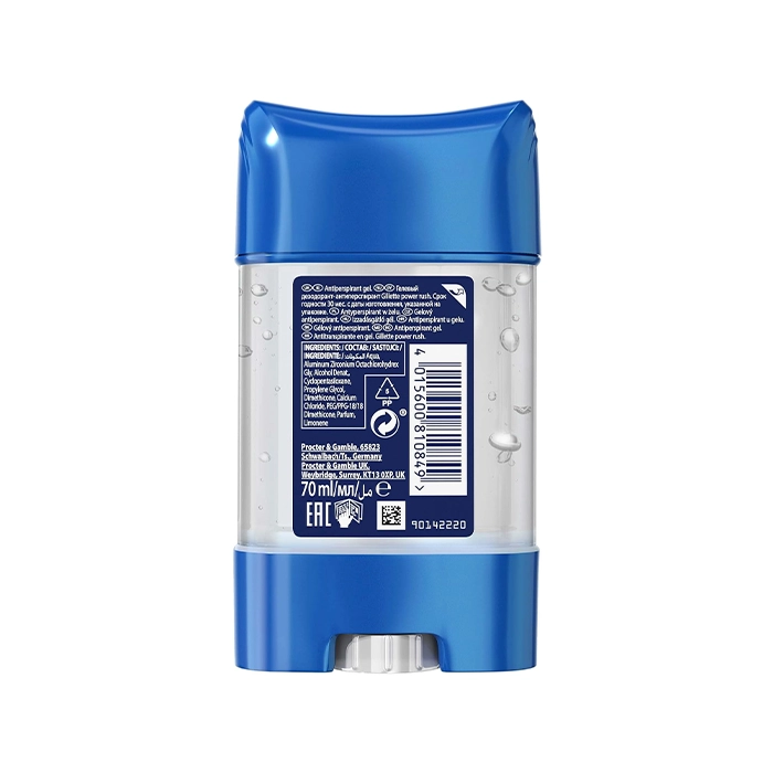 ژلهای ضدتعریق مردانه ژیلت مدل Power Rush حجم 70 میل