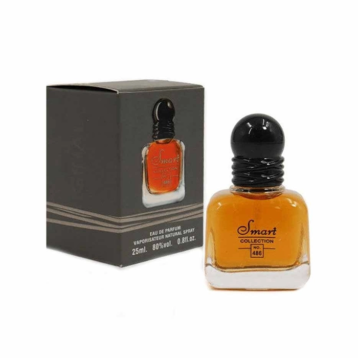 عطر جیبی مردانه اسمارت کالکشن شماره ۴۸۶ حجم ۲۵ میلیلیتر