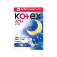 نوار بهداشتی شبانه کوتکس مدل Ultra Gece بسته ۱۶ عددی