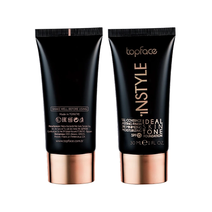 کرم پودر تاپ فیس InStyle Ideal Skin Tone SPF15 3 کرم پودر تاپ فیس InStyle Ideal Skin Tone SPF15