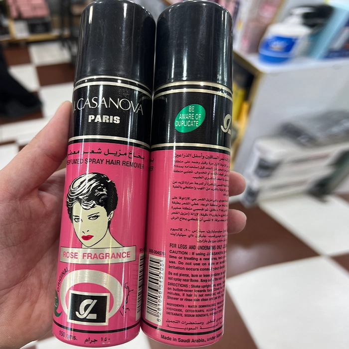 اسپری موبر معطر کازانوا پاریس رایحه گل رز 5 اسپری موبر معطر کازانوا پاریس رایحه گل رز